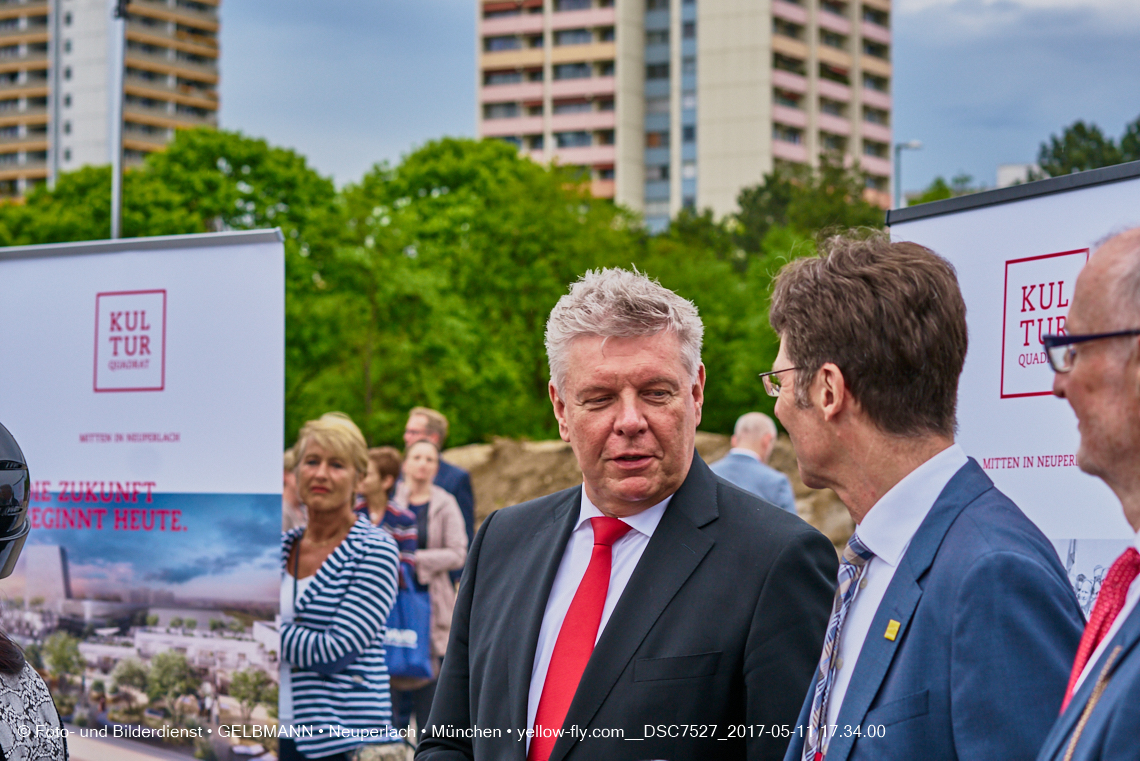11. Mai 2017 - Grundsteinlegung für die LOGE und dem Kulturquadrat in Neuperlach